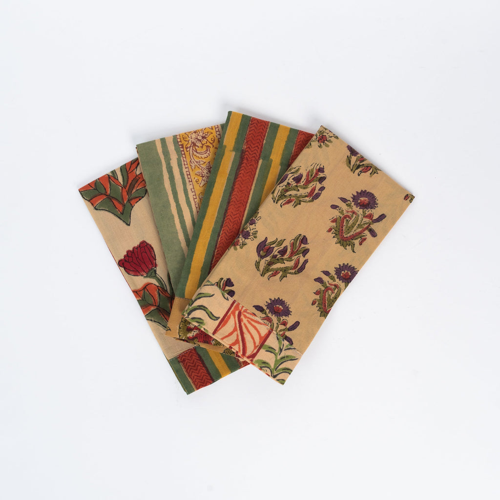 Serviettes artisanales du Vermont en automne