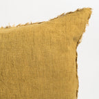 Coussin carré Lina Linen 24 couleur cumin