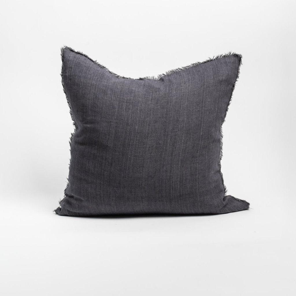 Coussin carré Lina Linen 20 couleur anthracite