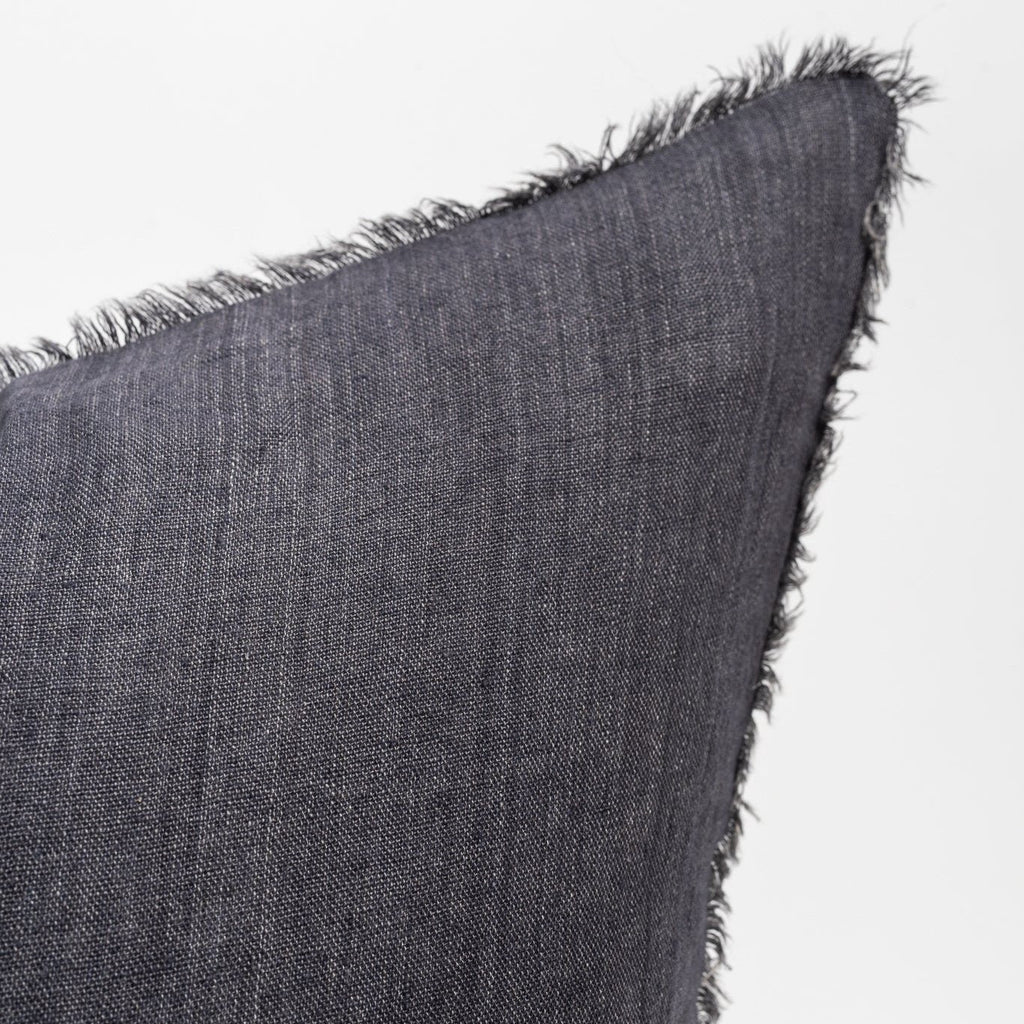 Coussin carré Lina Linen 20 couleur anthracite