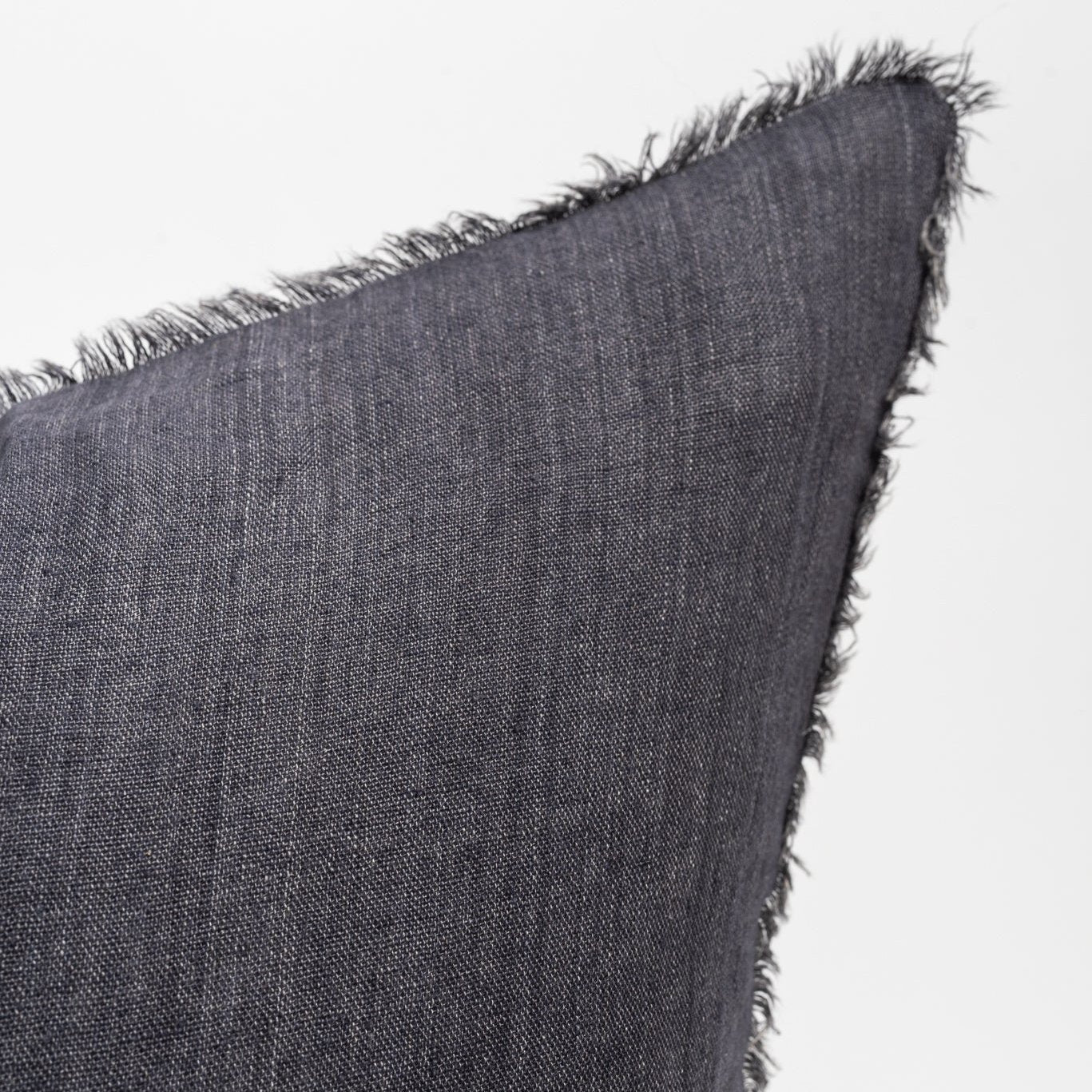 Coussin carré Lina Linen 20 couleur anthracite