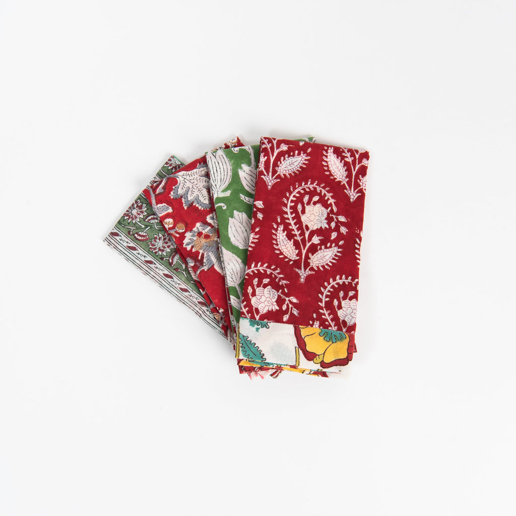 Serviettes de table artisanales du Vermont pour les fêtes