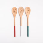 Cuillère en bois ILOVERMONT - Turquoise