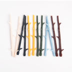 Paire de bougies en bâtonnets d'érable, couleur naturelle