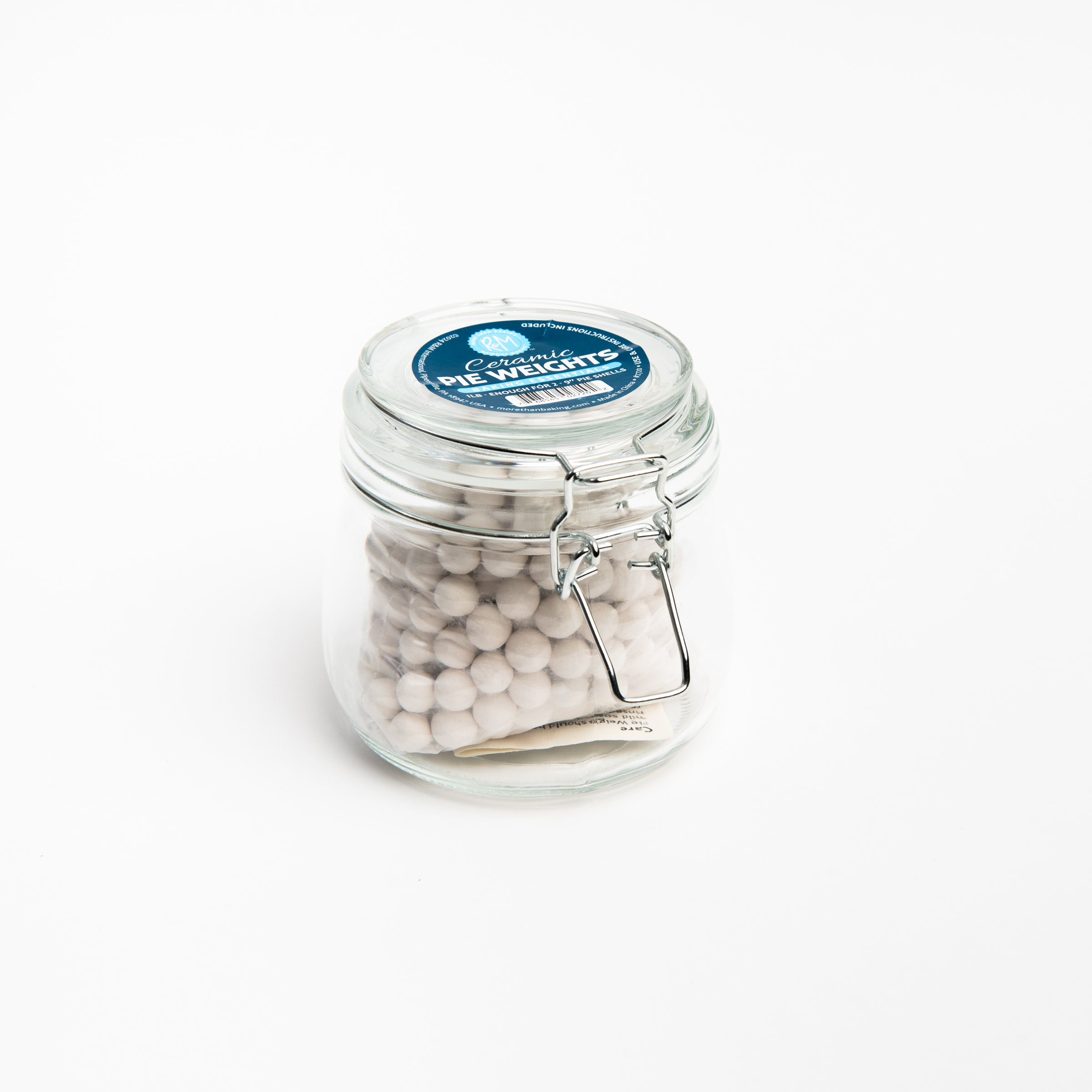 Poids à tarte en bocal