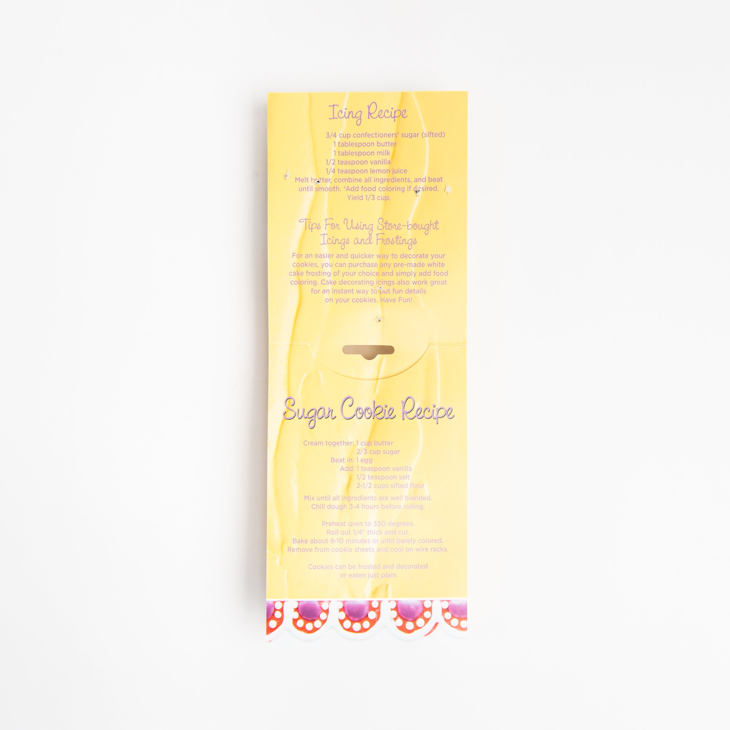 Emporte-pièce moufle avec fiche recette