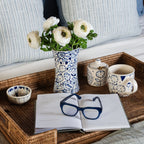 Vase Gathering de Stephanie Verdun, bleu