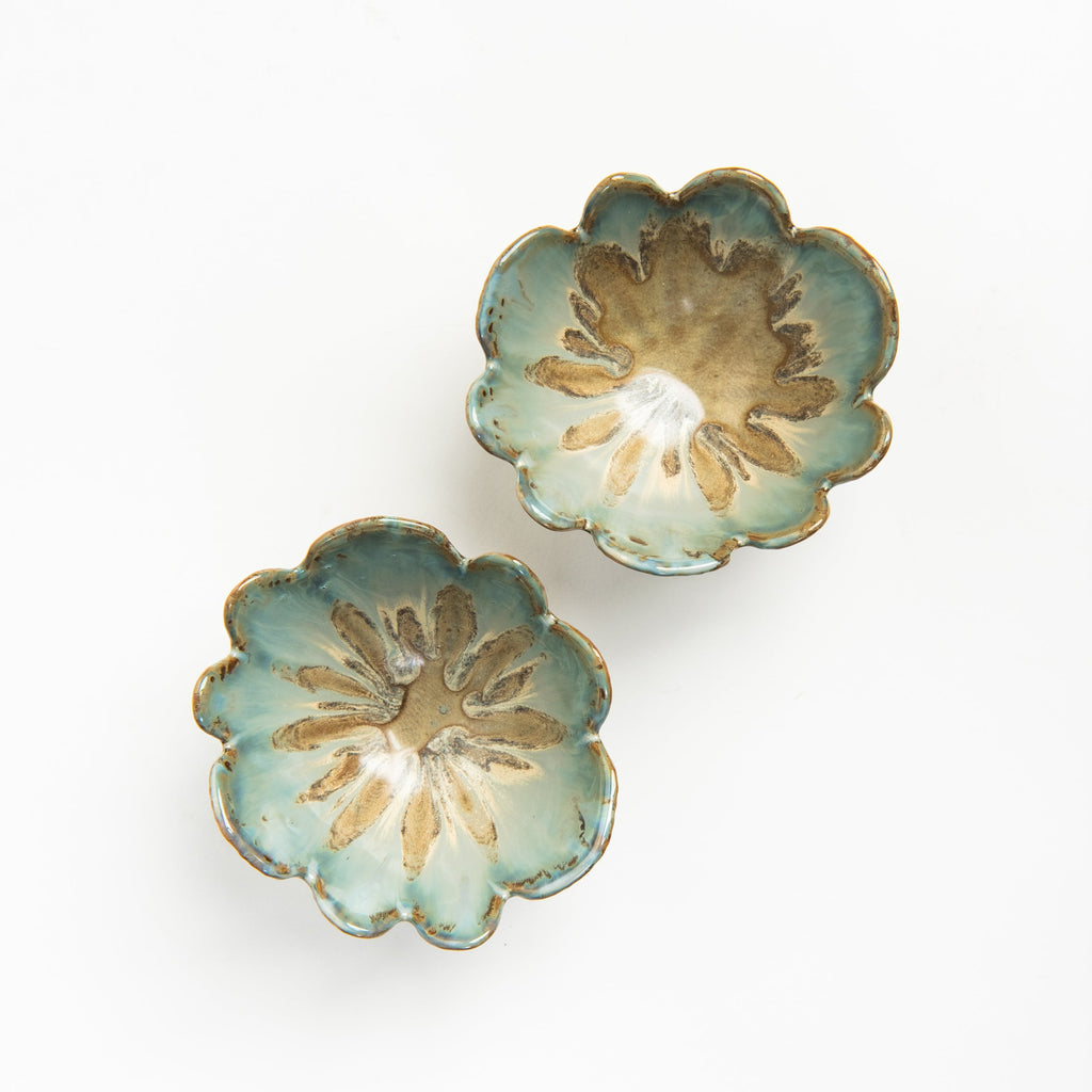 Bol à fleurs en porcelaine