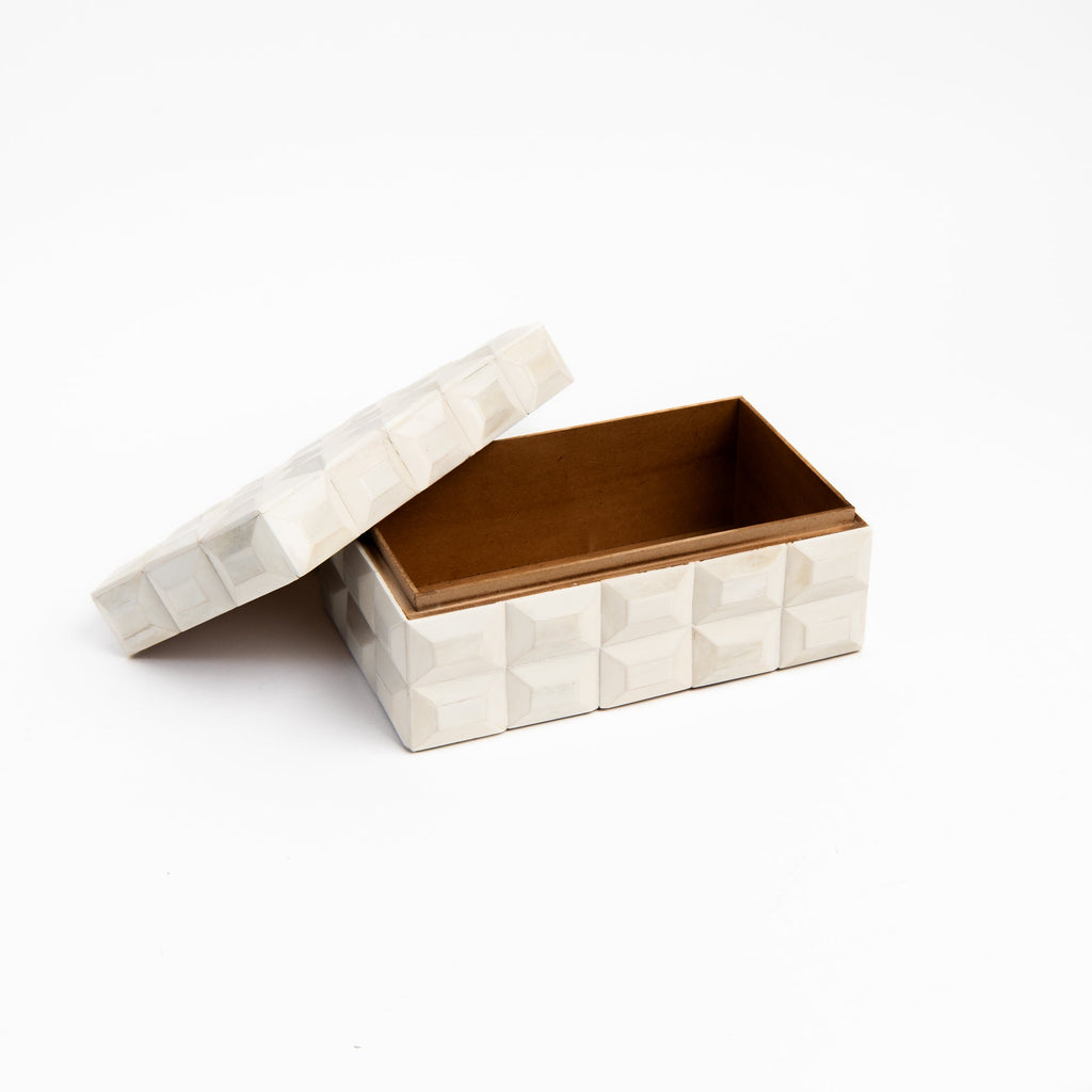 Boîte décorative à panneaux