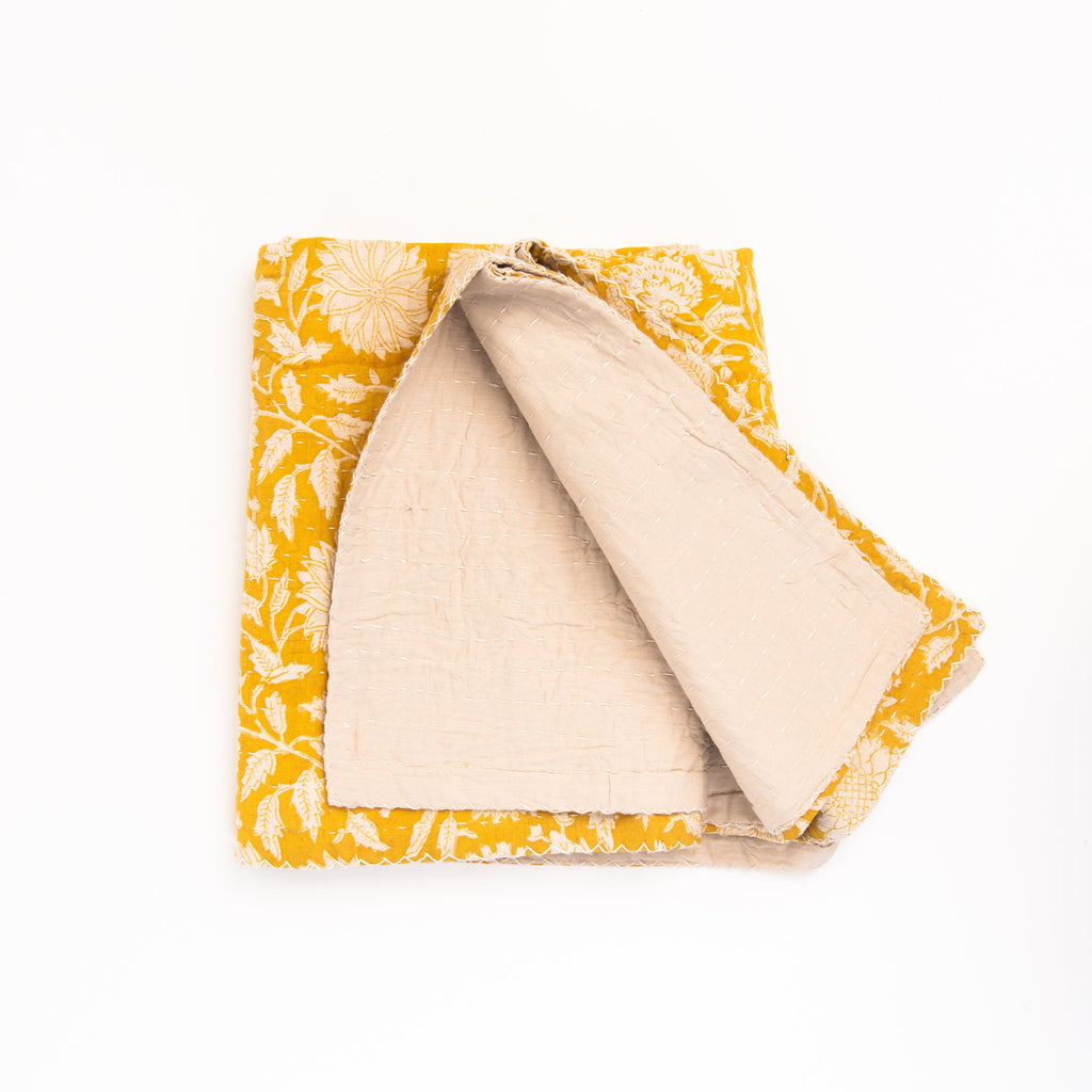 Couverture à imprimé soleil