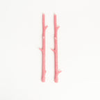 Paire de bougies Maple Stick couleur rose pastèque