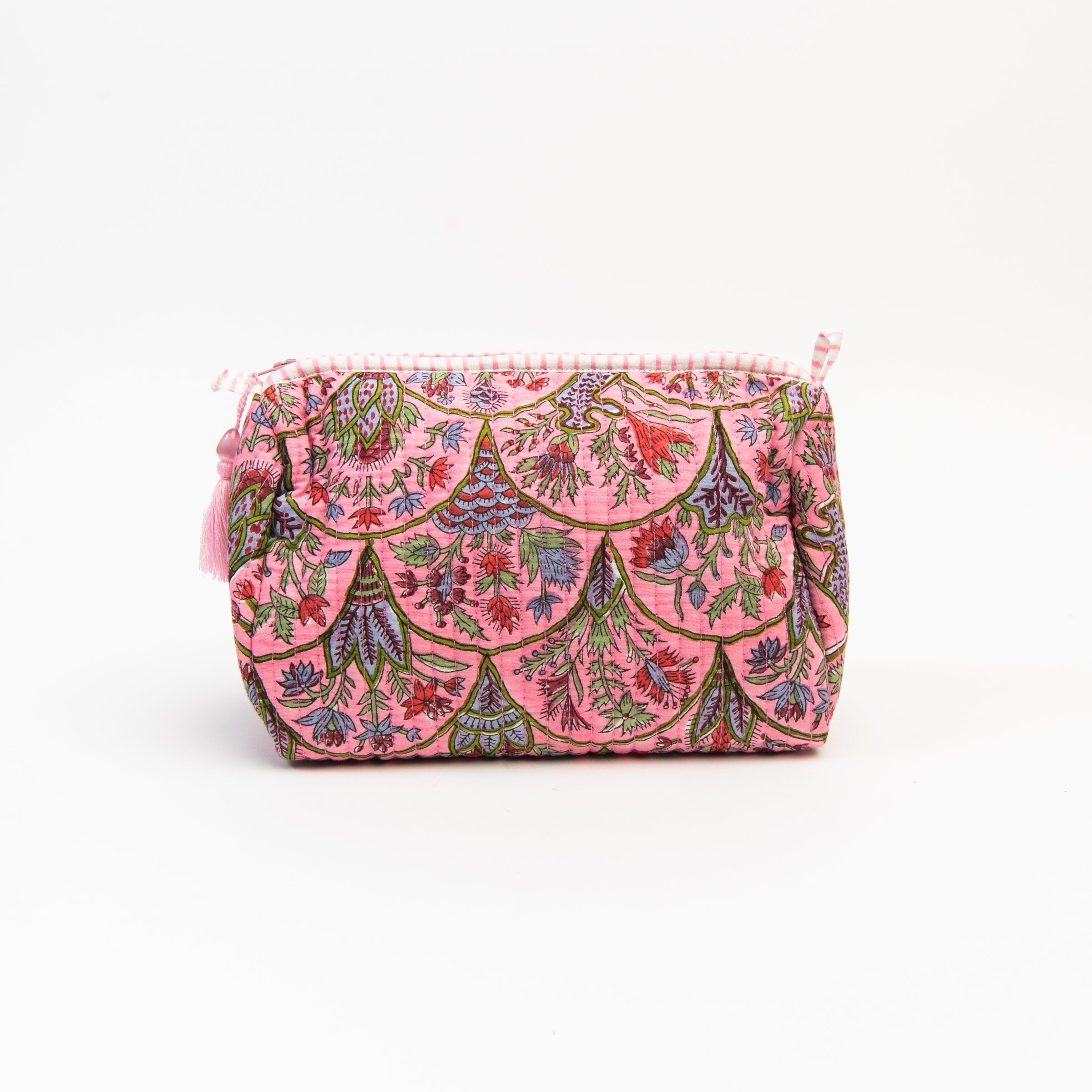 Trousse de toilette tulipe rose