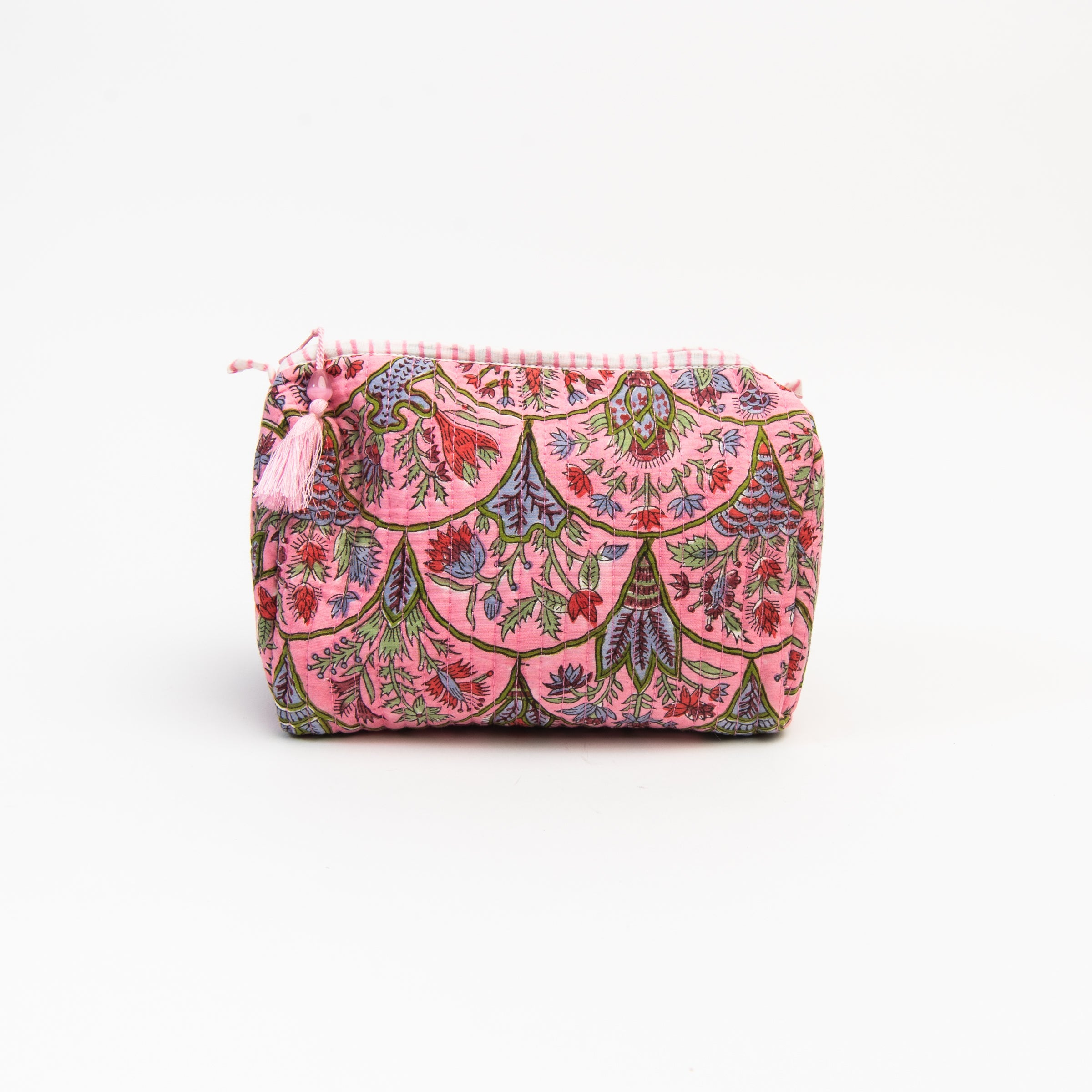 Trousse de toilette tulipe rose