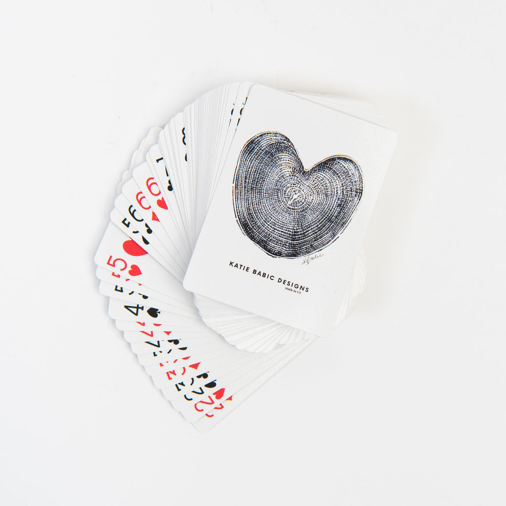 Cartes à jouer Katie Babic Heart