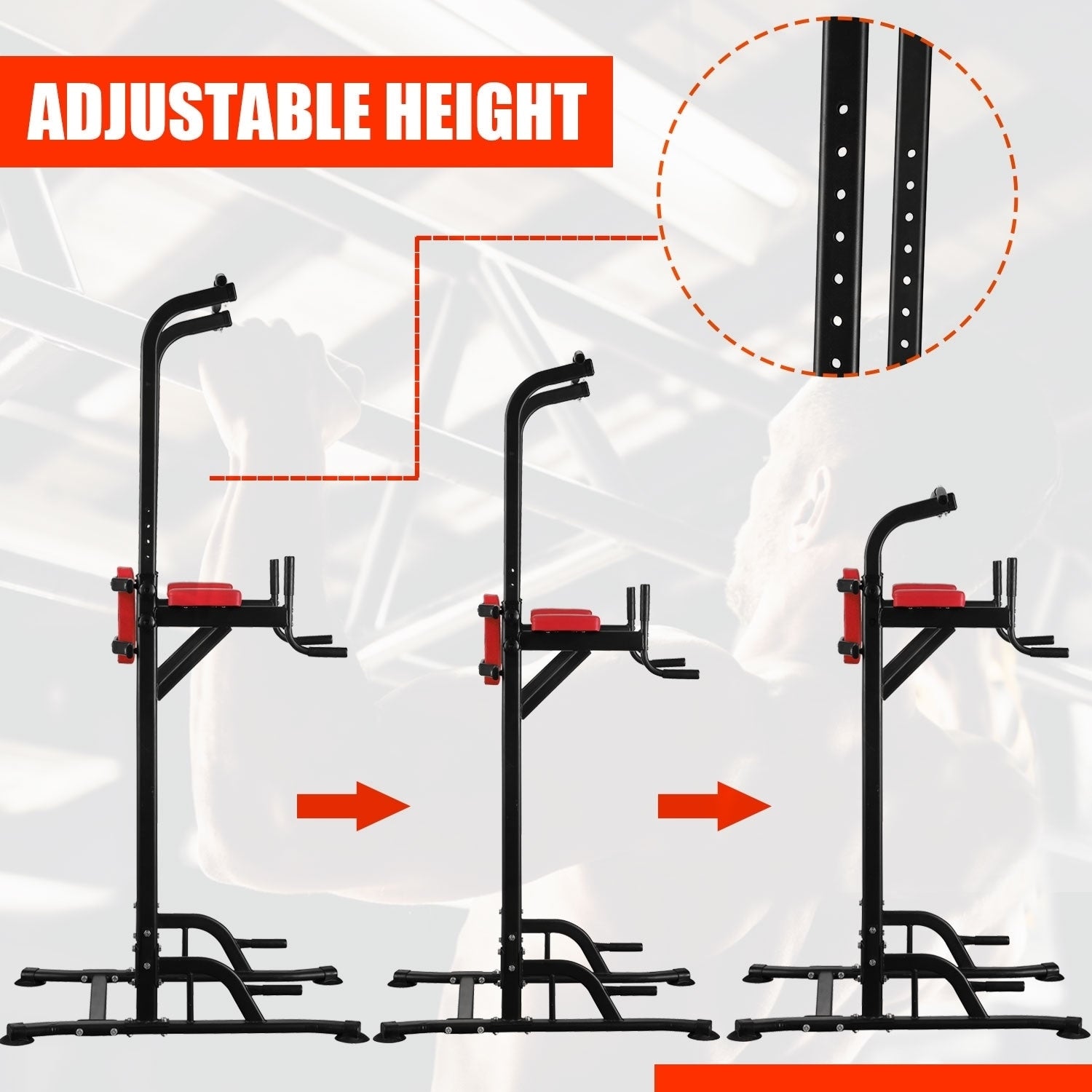 Tour de musculation multifonctionnelle Ainfox Power Tower pour la maison