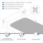 Ensemble de draps Aireolux en coton égyptien de luxe ultra-doux et soyeux, 1000 fils/cm².