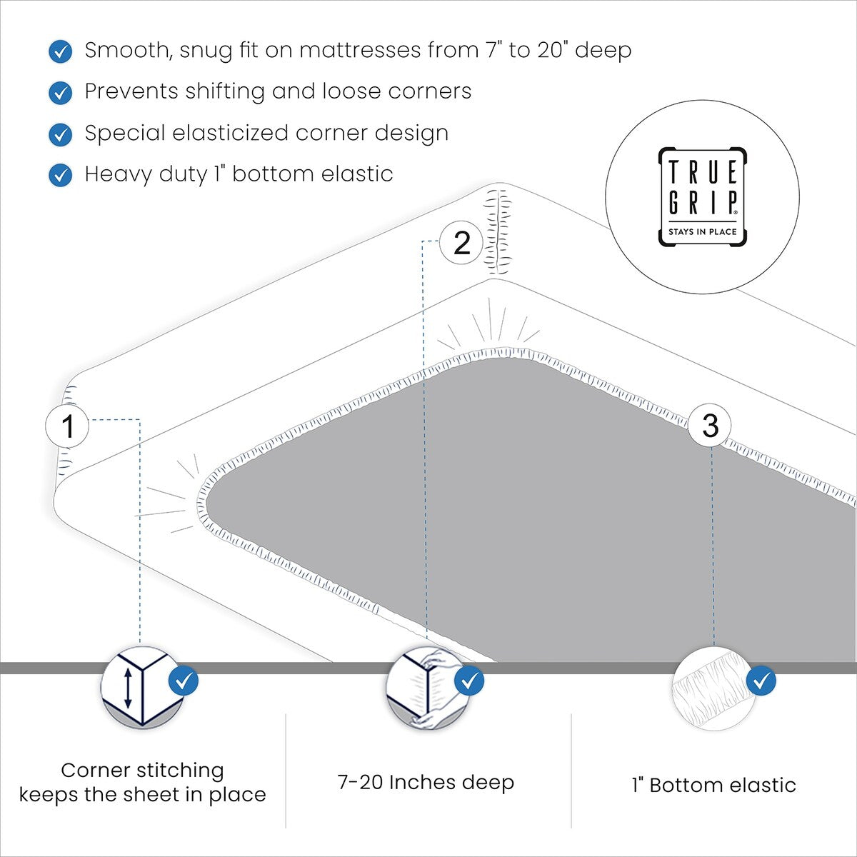 Ensemble de draps Aireolux en coton égyptien de luxe ultra-doux et soyeux, 1000 fils/cm².