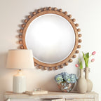 Miroir rond en bois naturel Alden Décor Orion