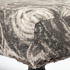 Banc rembourré Medina avec pieds tournés