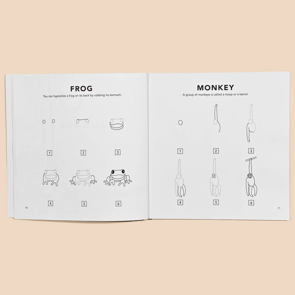 Tous les animaux : un livre d'art pour apprendre à dessiner aux enfants