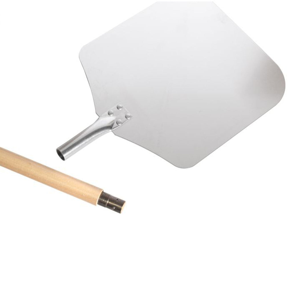 Pelle à pizza en aluminium avec poignée amovible 