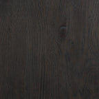 Meuble bar Amber Lewis x Four Hands Bari en placage noir fumé craquelé