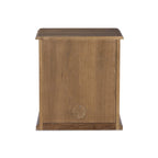 Table de chevet Poppy d'Amber Lewis x Four Hands, couleur marron selle