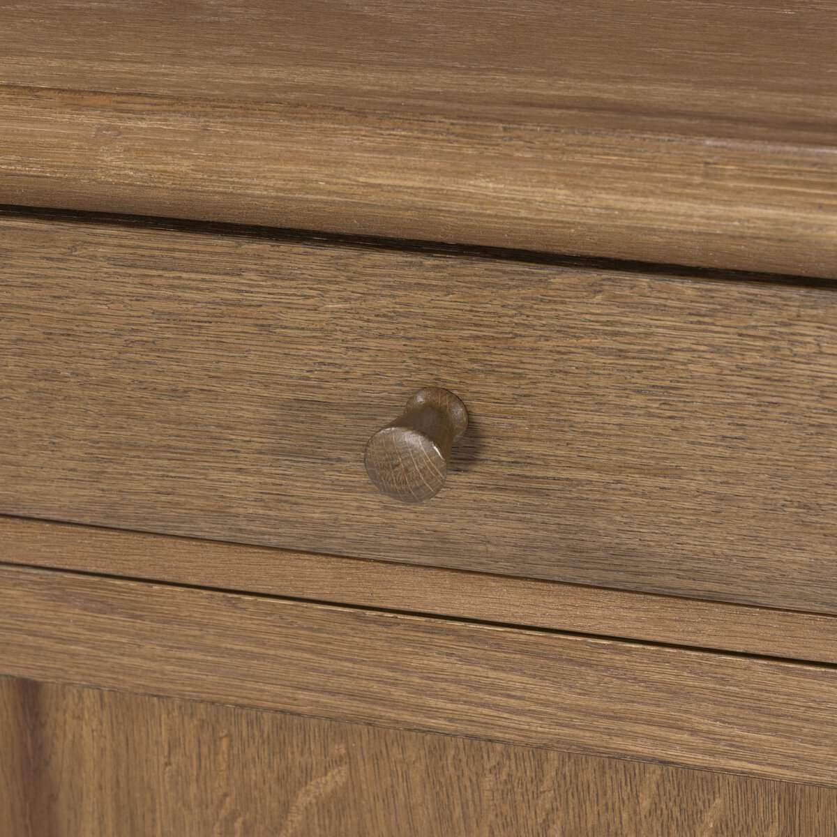 Table de chevet Poppy d'Amber Lewis x Four Hands, couleur marron selle