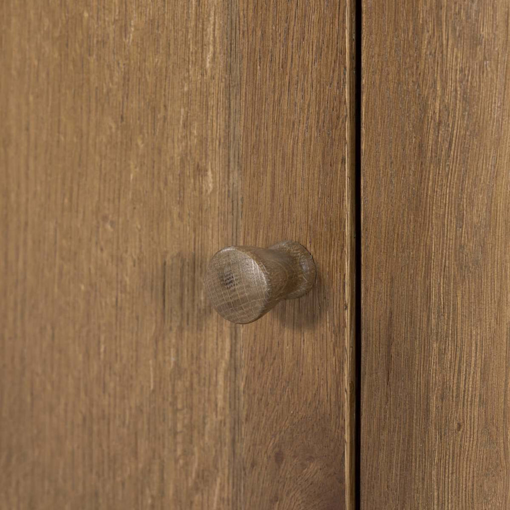 Table de chevet Poppy d'Amber Lewis x Four Hands, couleur marron selle