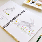 Cahier d'aquarelle sur les animaux