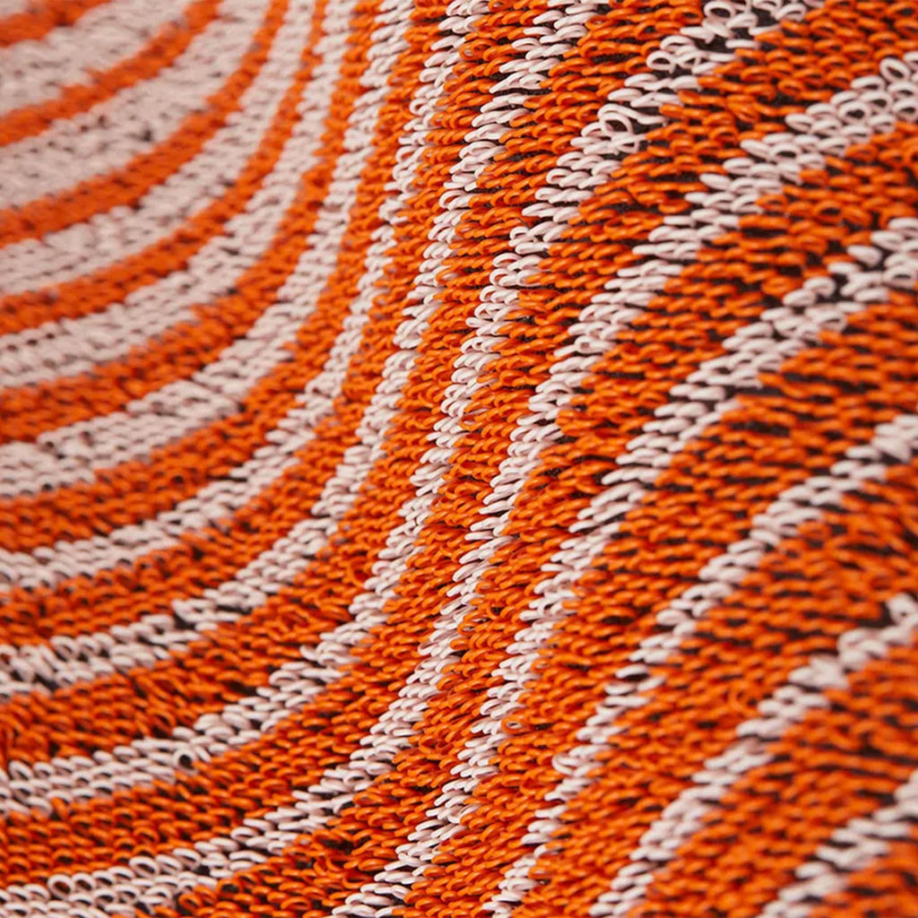 Tapis de sol à poils longs Chilewich Apricot Domino 