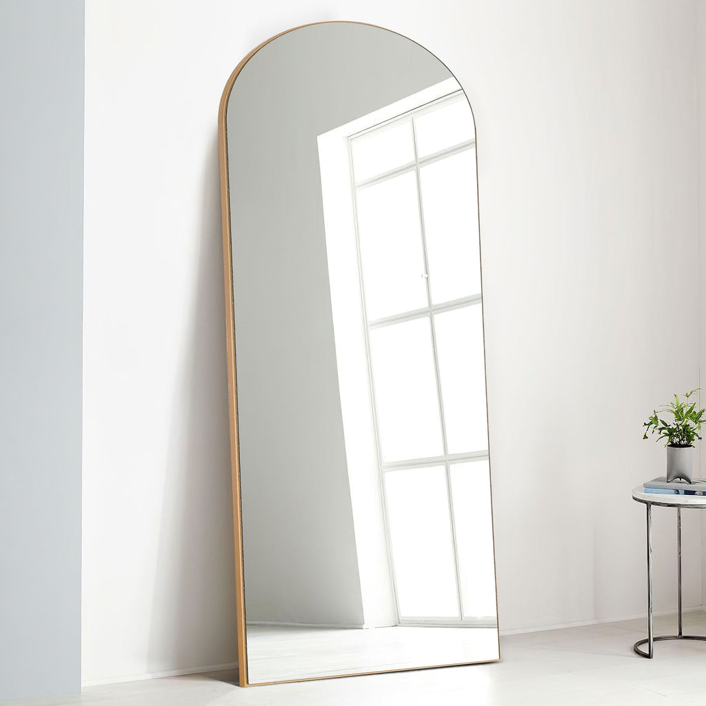 Miroir arqué moderne sur pied