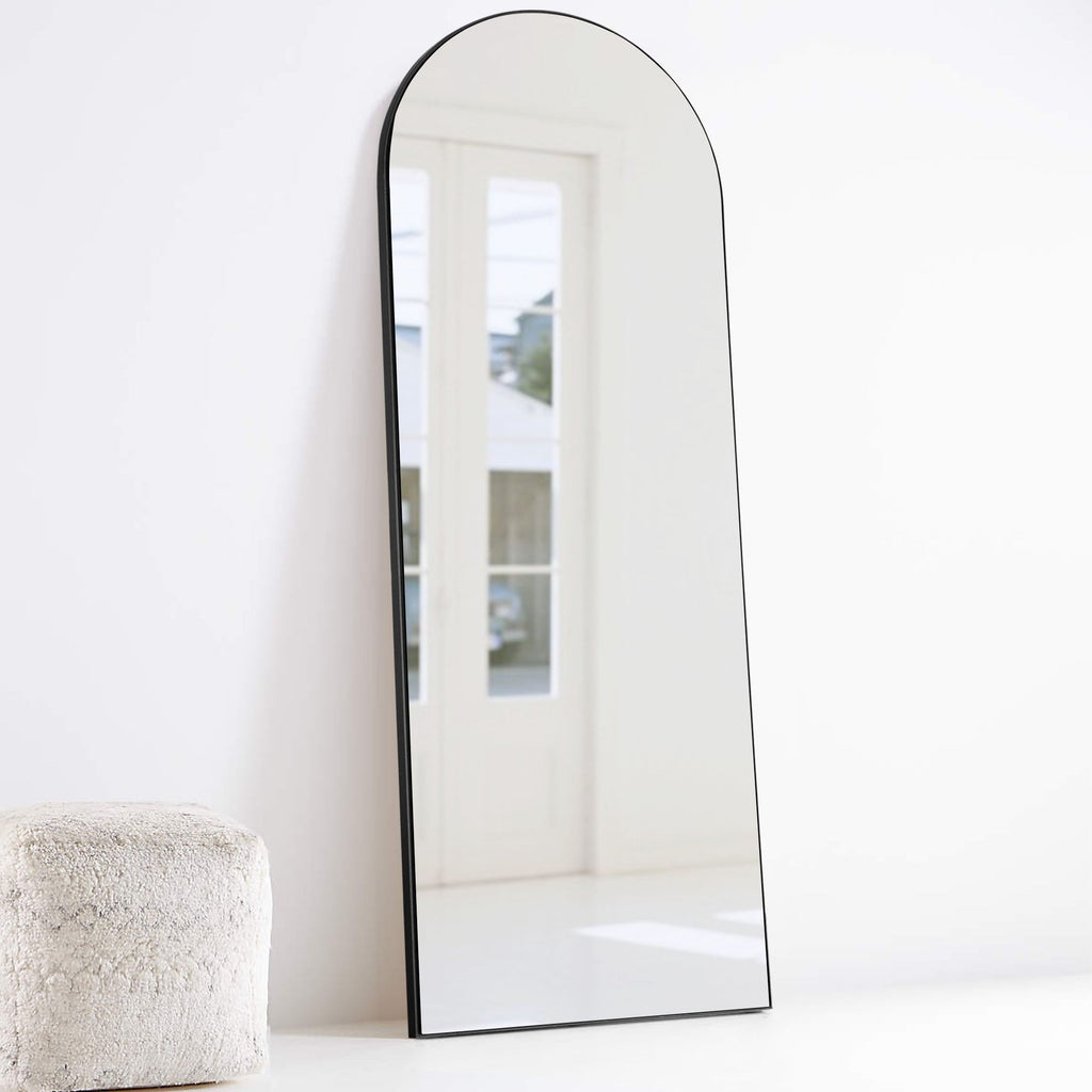 Miroir arqué moderne sur pied
