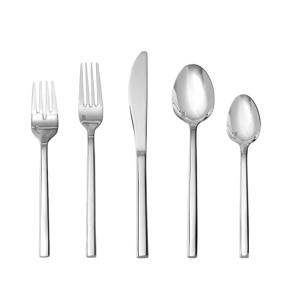 Ensemble de couverts Ana 5 pièces en acier inoxydable