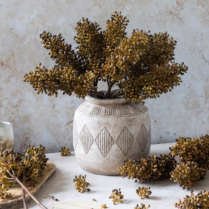 Tige de faux sorgho Abigail Ahern couleur ambre