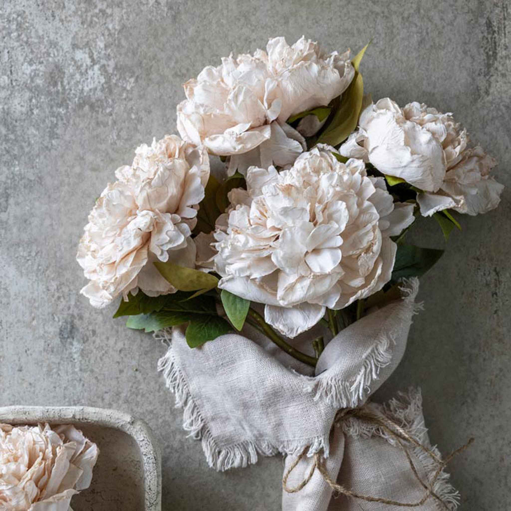 Pivoine artificielle Abigail Ahern couleur Rosée du soir 