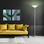 Lampadaire Artiva USA 71 LED avec abat-jour en verre martelé - 71