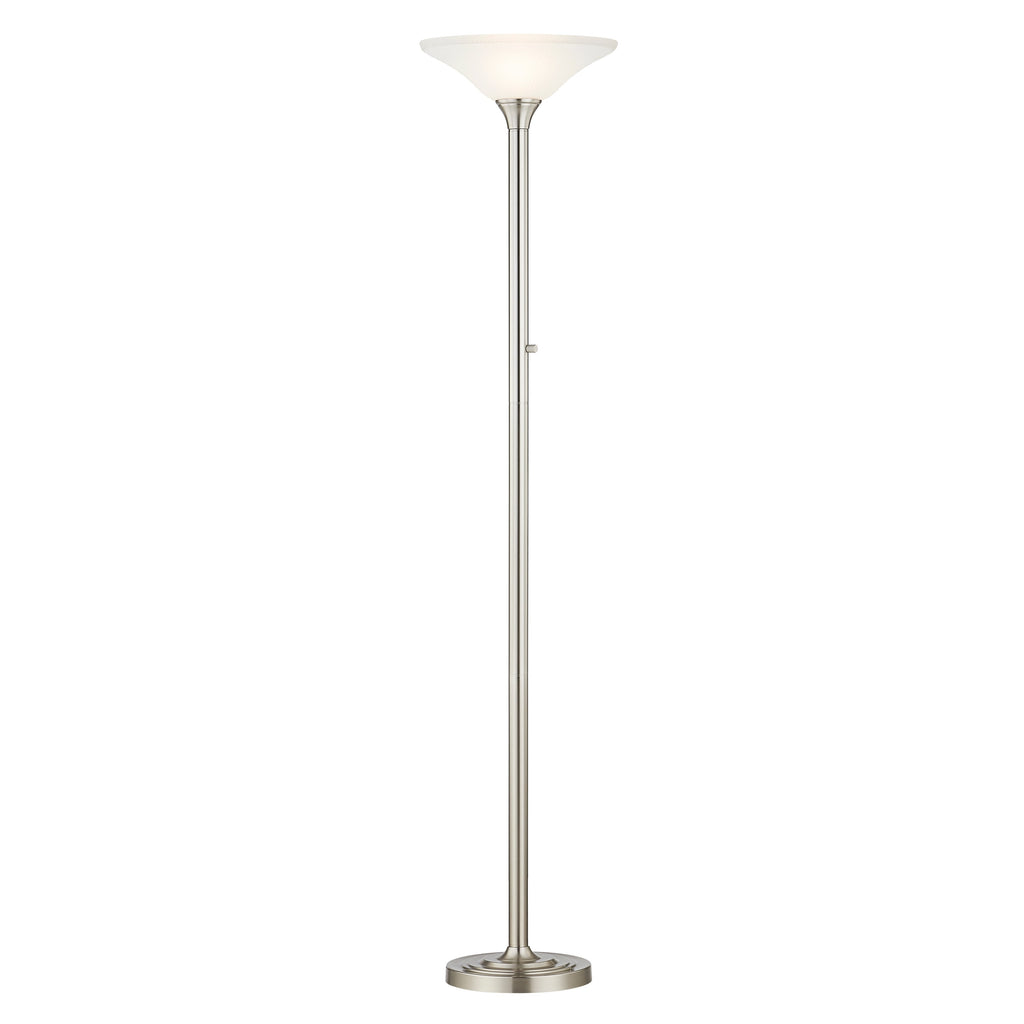 Lampadaire Artiva USA 71 LED avec abat-jour en verre martelé - 71