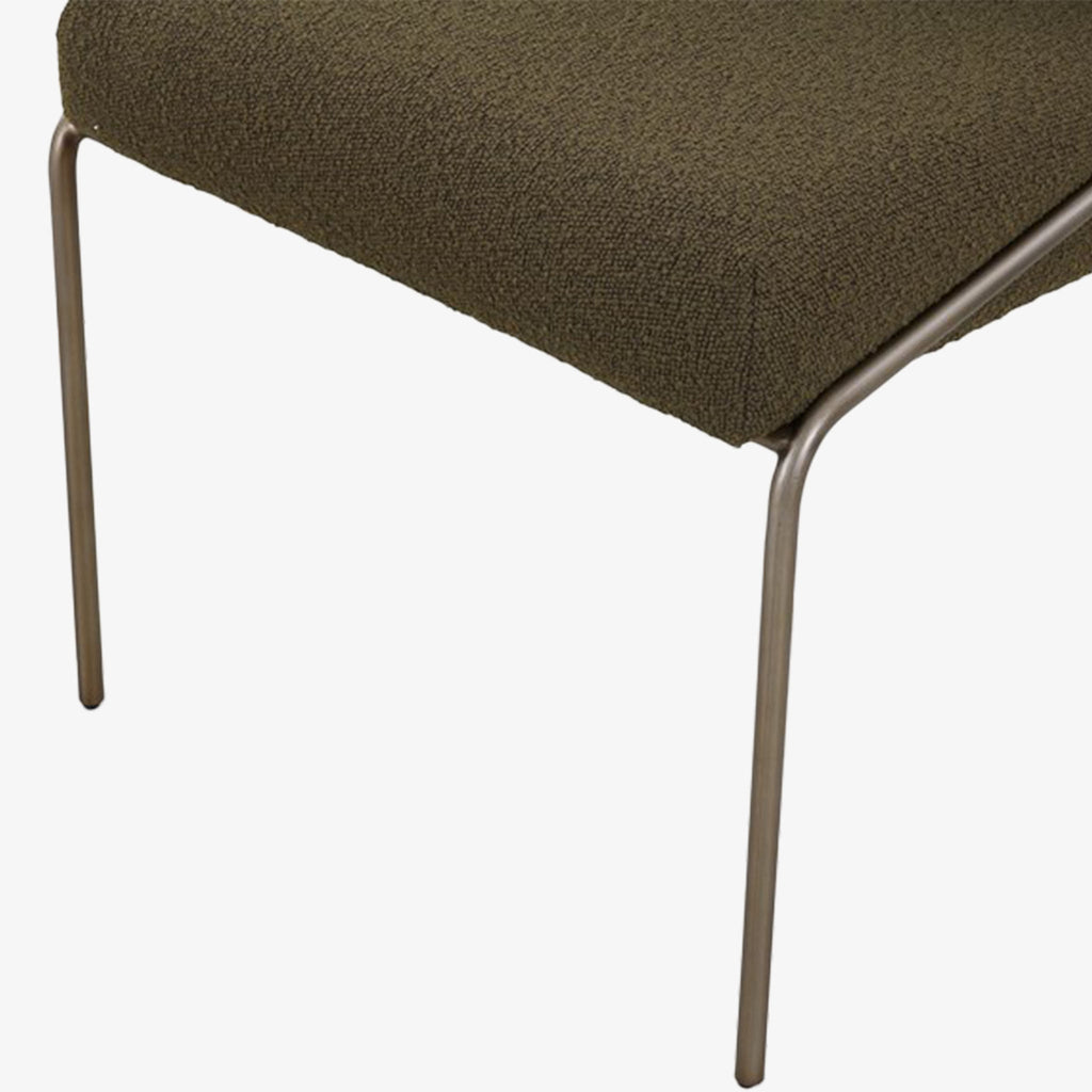 Chaise de salle à manger Four Hands Astrud en boucle olive