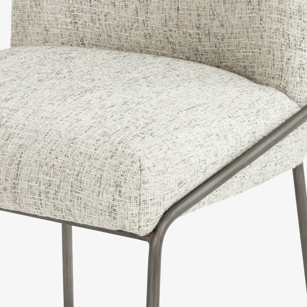 Chaise de salle à manger Four Hands Astrud couleur étain Lyon