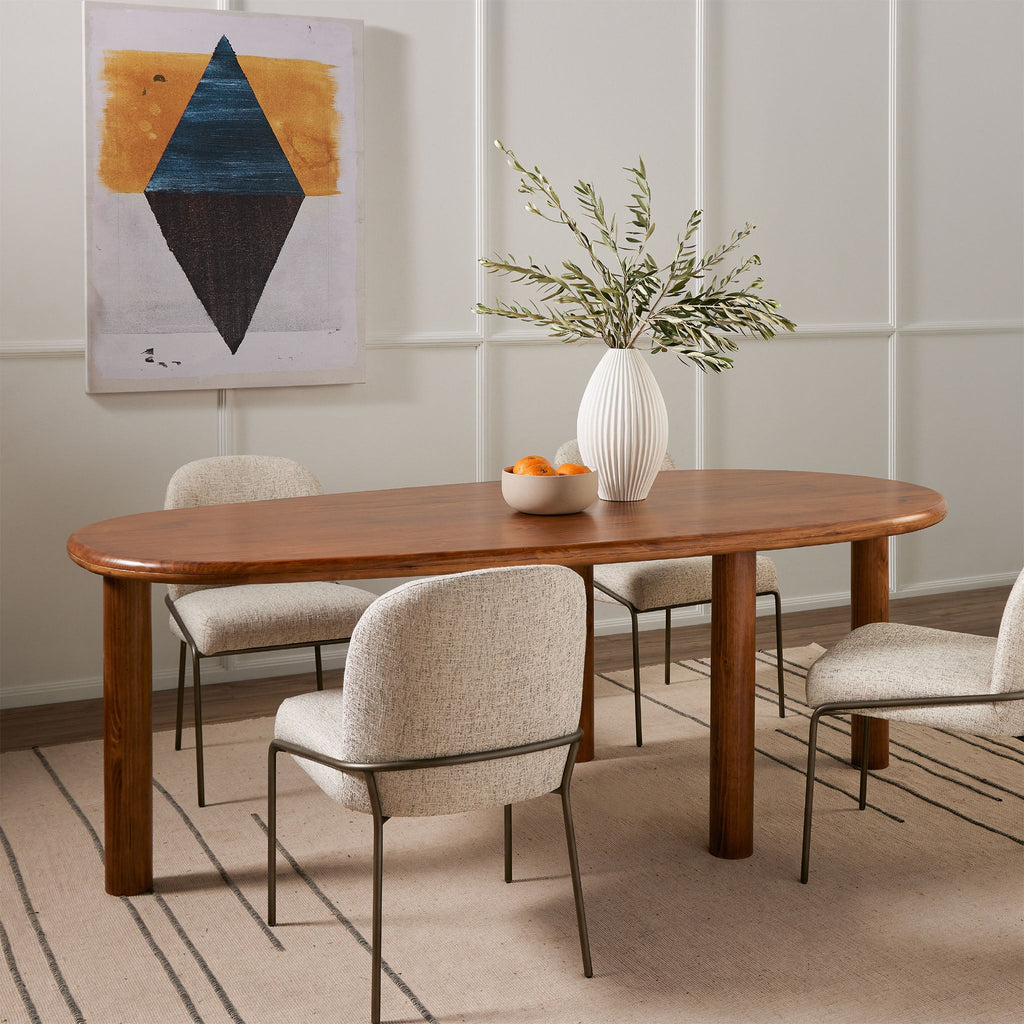 Chaise de salle à manger Four Hands Astrud couleur étain Lyon