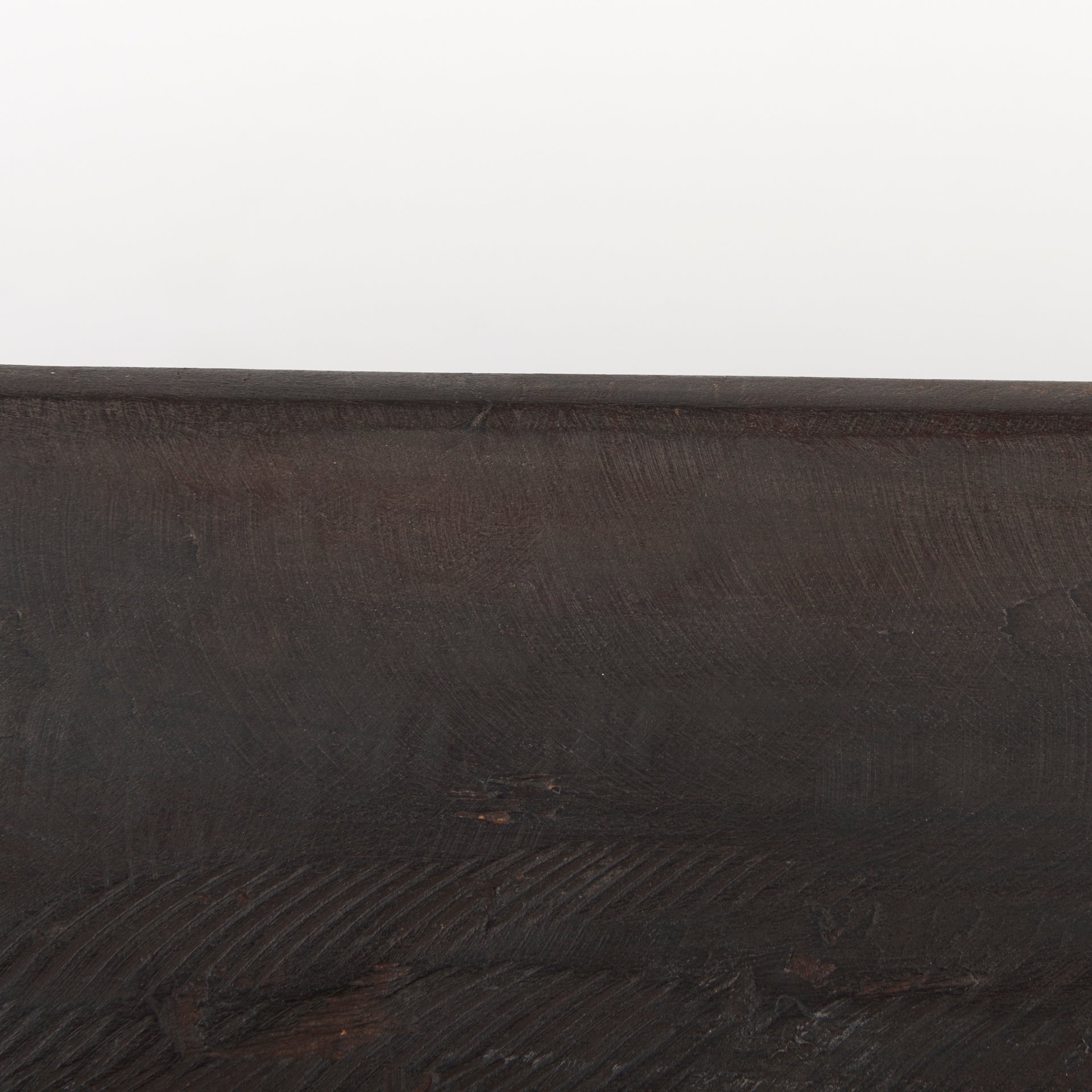 Bol oblong extra large Athena en bois recyclé noir-brun - 26,0 cm (L) x 10,0 cm (l) x 7,0 cm (H)