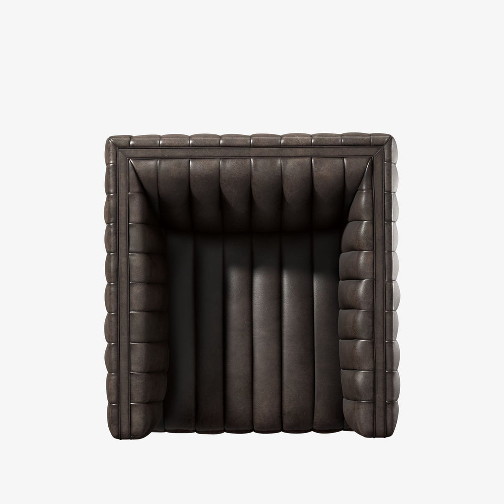 Fauteuil pivotant Augustine à quatre mains, coloris Deacon Wolf