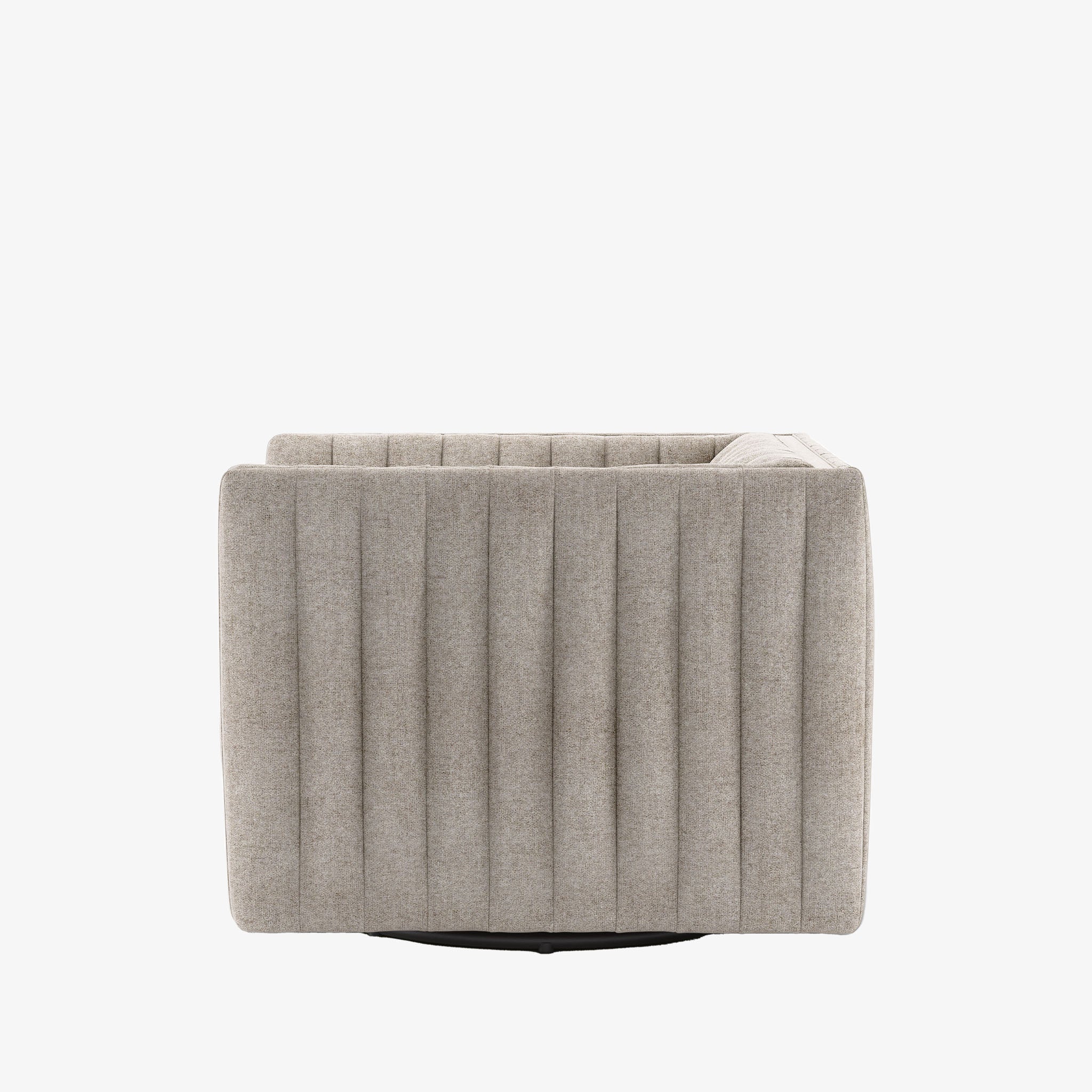 Fauteuil pivotant Augustine de Four Hands, coloris Orly naturel 