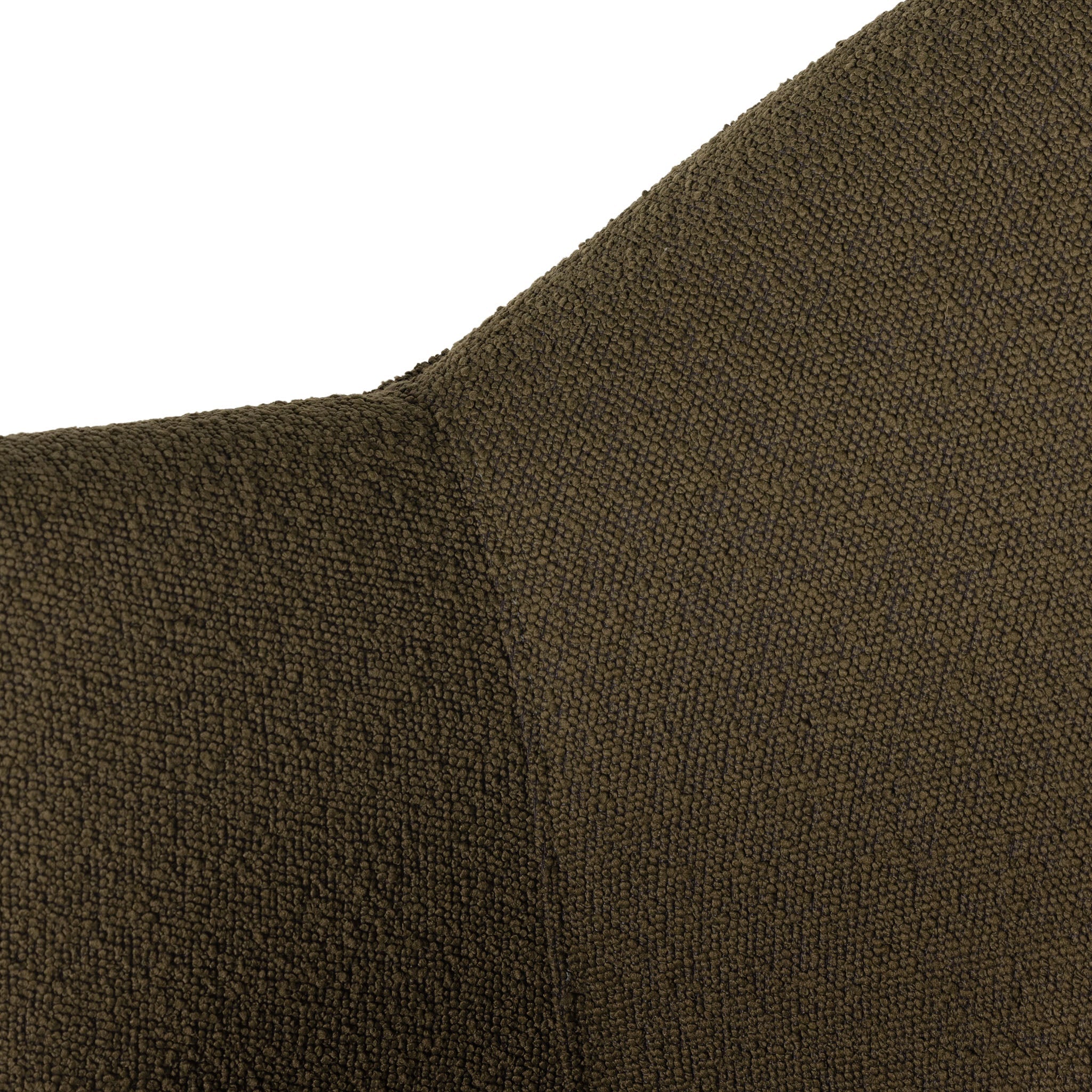 Fauteuil pivotant Four Hands Aurora en boucle olive