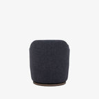 Fauteuil pivotant Four Hands Aurora couleur ardoise de la Tamise