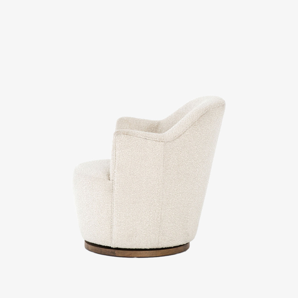 Fauteuil pivotant Aurora de Four Hands, coloris Knoll Natural