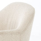 Fauteuil pivotant Aurora de Four Hands, coloris Knoll Natural