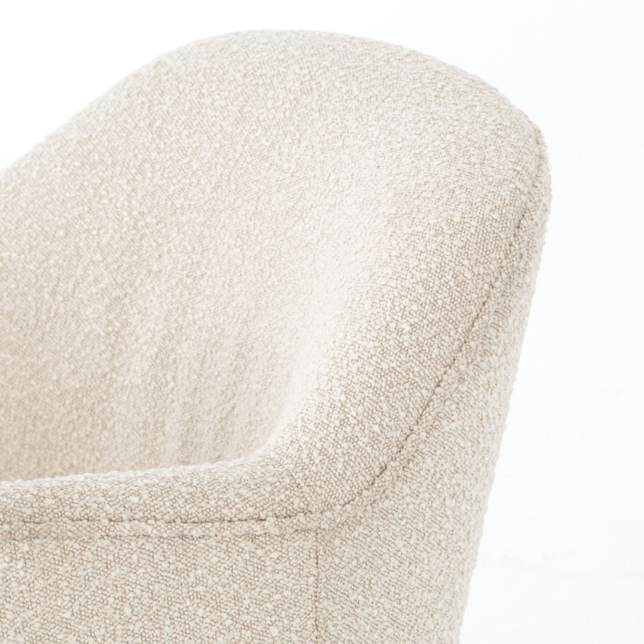 Fauteuil pivotant Aurora de Four Hands, coloris Knoll Natural
