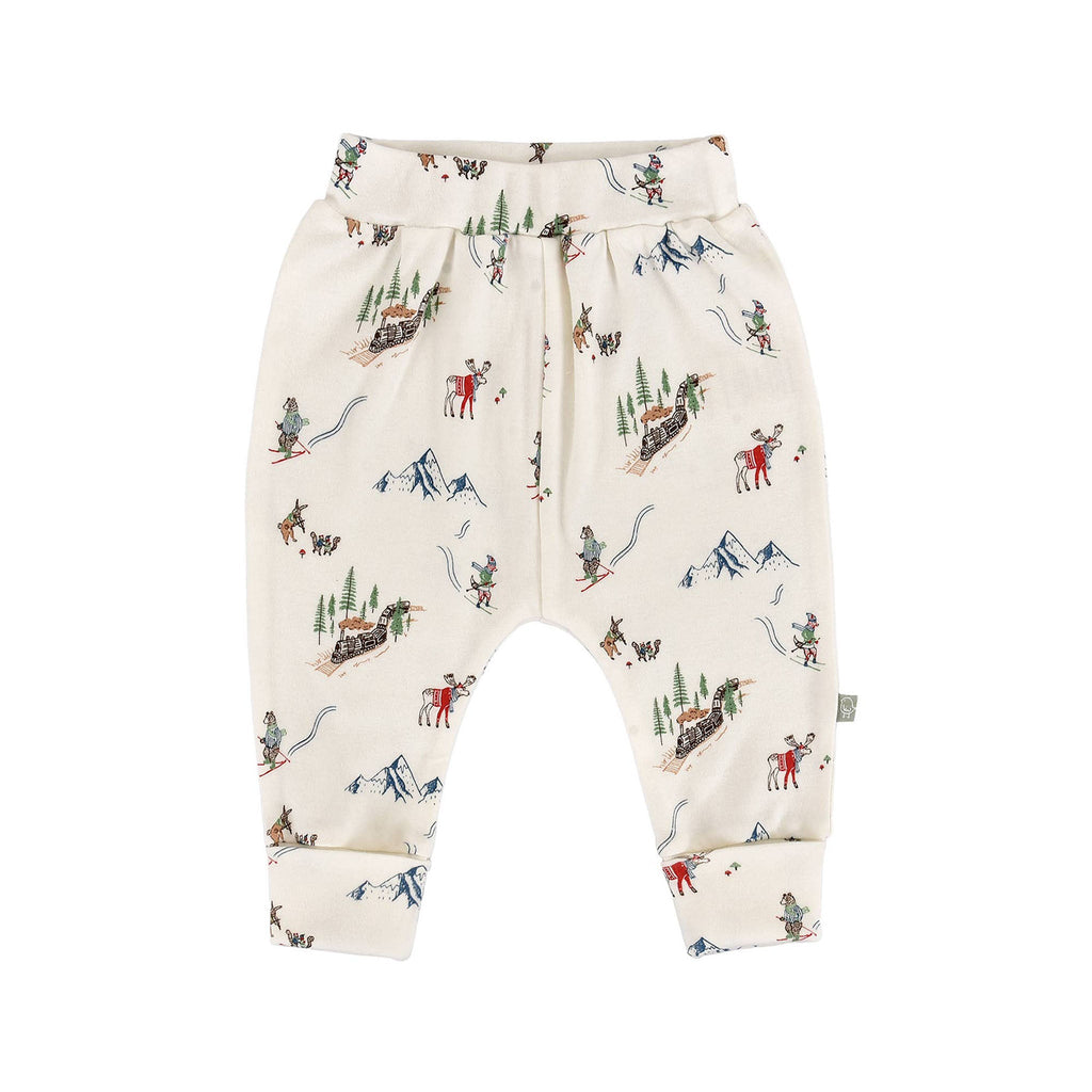 Pantalon bébé en coton biologique Mountain Express